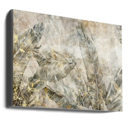 Wandkunst Dschungelblätter Kunst Illustration Wandbild 10