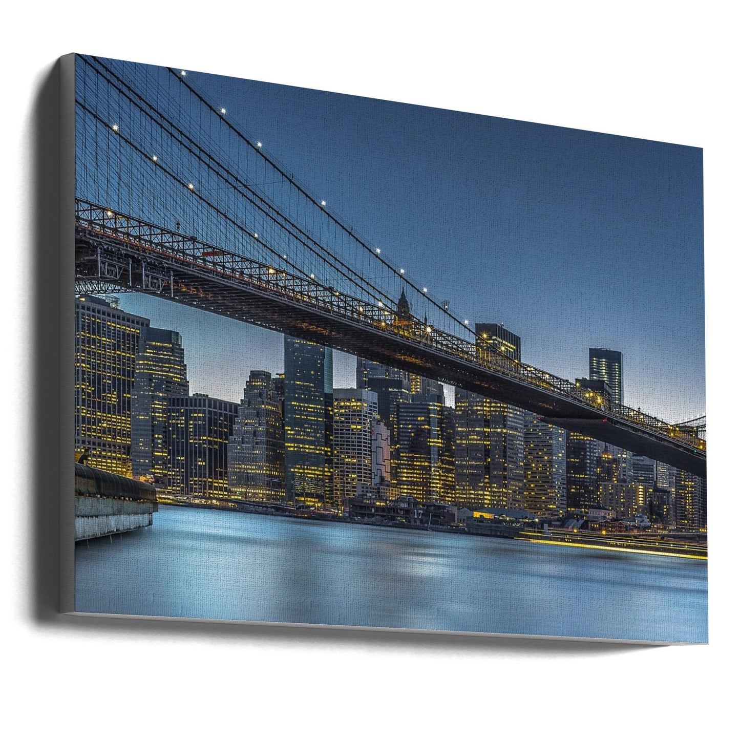 Wandbild New York – Blaue Stunde über Manhattan