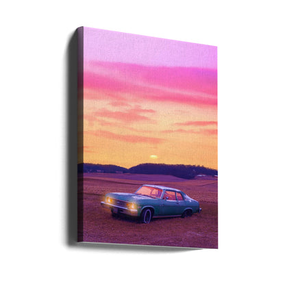 Wandbild „Heitere Aussicht“. Autoliebhaber