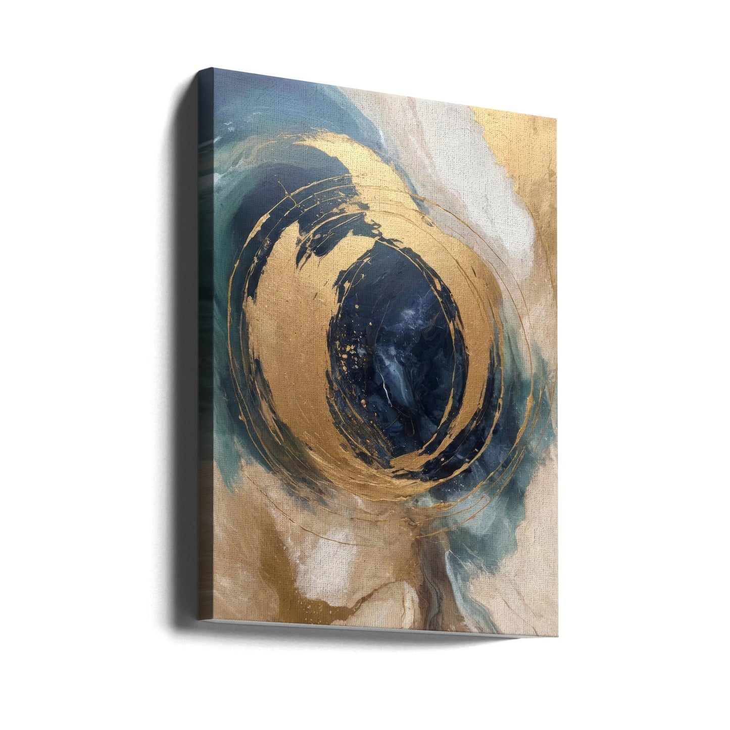 Wandbild Goldener Wirbel