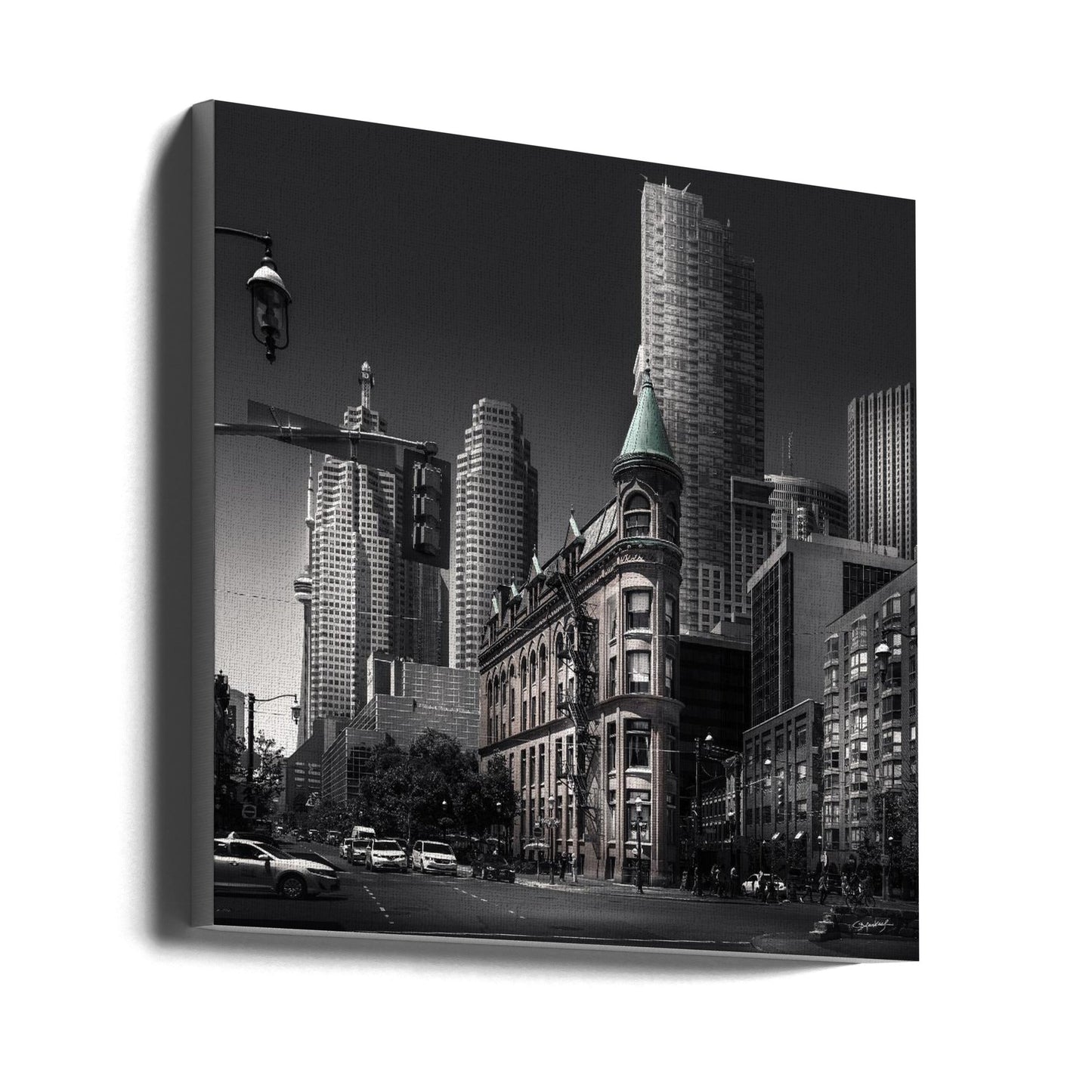 Wandbild Canadian Flatiron Leinwand-Wandbild