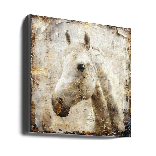 Wandbild Pferd Vintage-Kunst Illustration 02