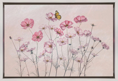 Wandbild Kosmos und Schmetterling