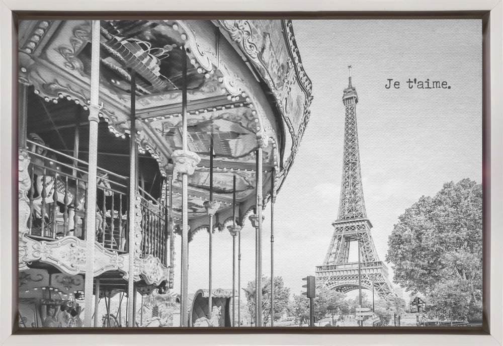 Wandbild Je t’aime - Paris