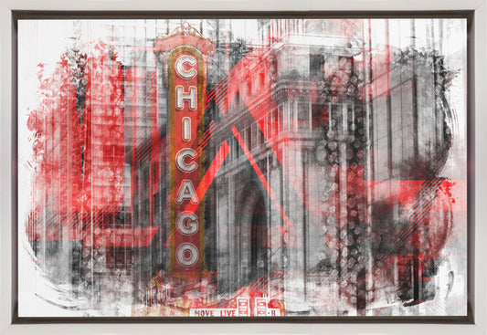 Wandkunst Chicago | Geometrischer Mix Nr. 4