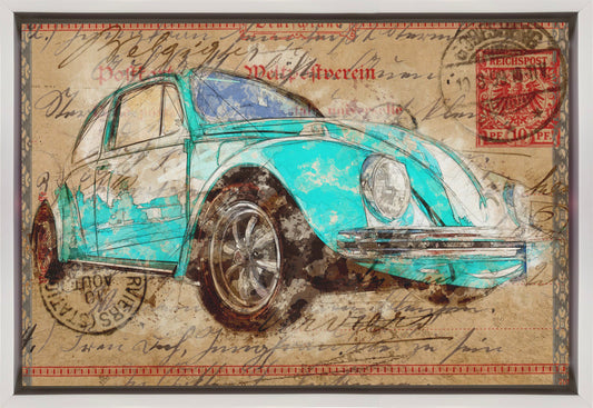 Wandbild Kunst Volkswagen