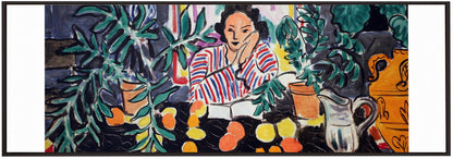 Wandbild Interieur mit etruskischer Vase 1940