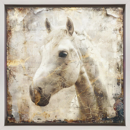Wandbild Pferd Vintage-Kunst Illustration 02