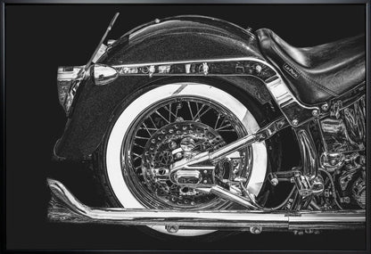 Wandkunst Harley