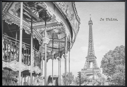 Wandbild Je t’aime - Paris