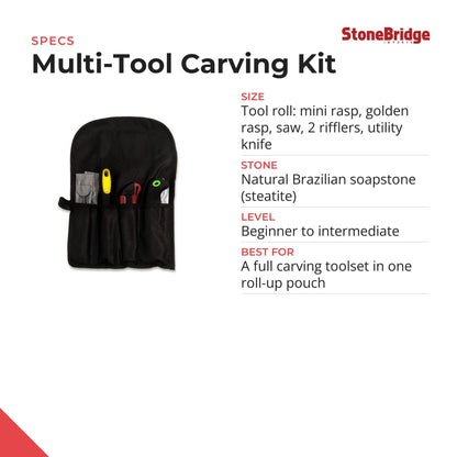 Soapstone Multi Kit Carving Tools