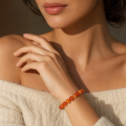 Carnelian A Round Bracelet