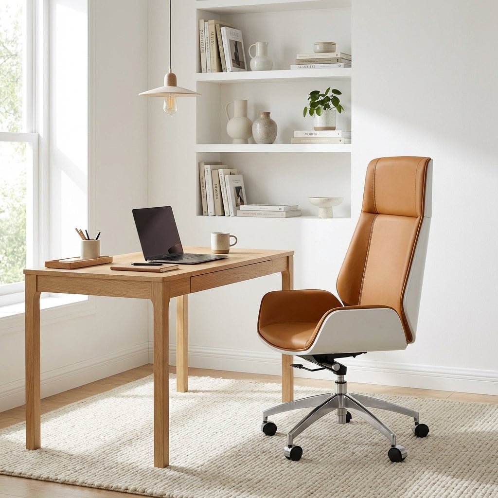 Cartagena Premium-Bürostuhl aus zweifarbigem Leder