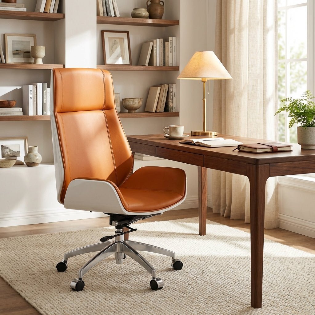 Cartagena Premium-Bürostuhl aus zweifarbigem Leder
