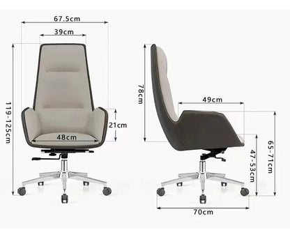 Cartagena Premium-Bürostuhl aus zweifarbigem Leder