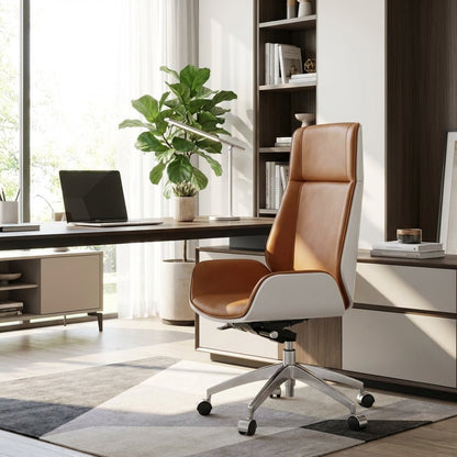 Cartagena Premium-Bürostuhl aus zweifarbigem Leder