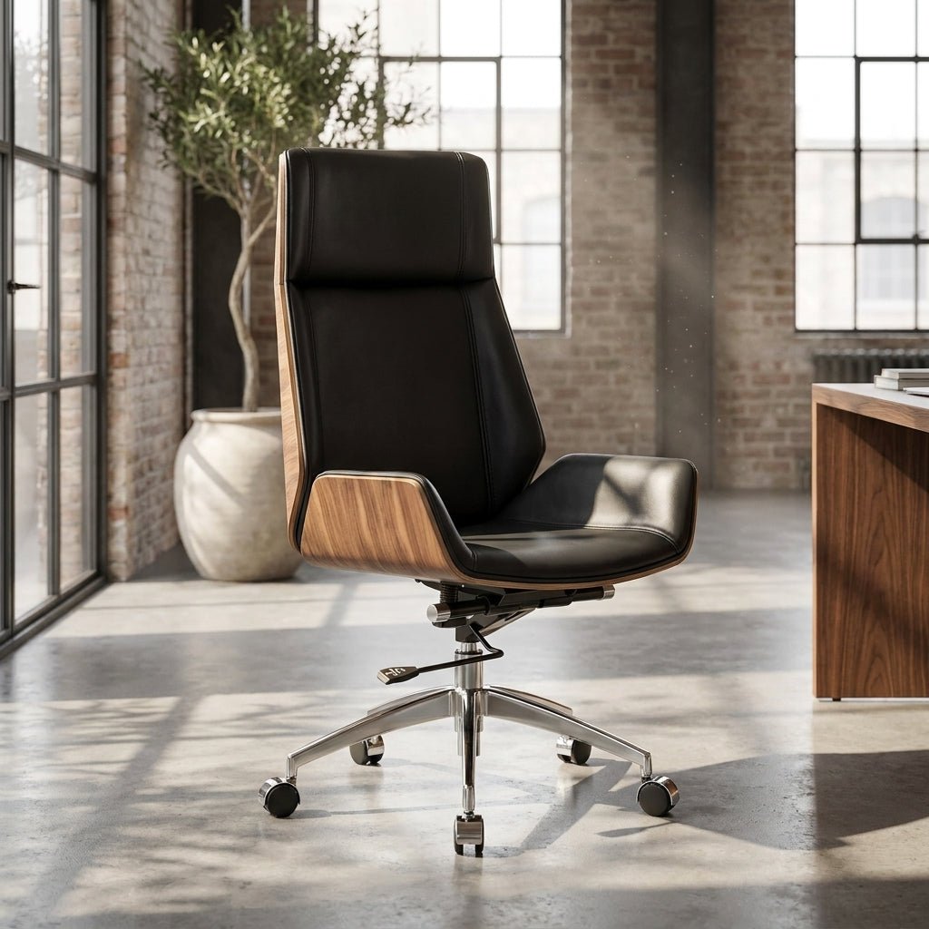 Cartagena Premium-Bürostuhl aus zweifarbigem Leder