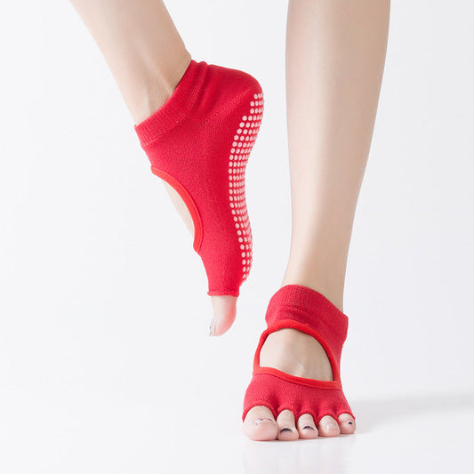 Sports Yoga Toe-Separating Fitness Socks – Non-Slip Performance Socks