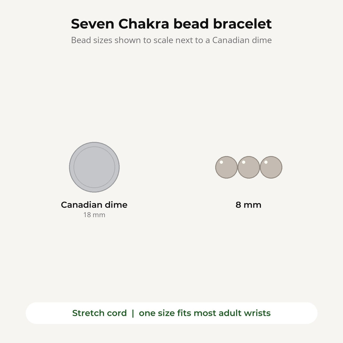 Chakra Stones Bracelet - 8mm