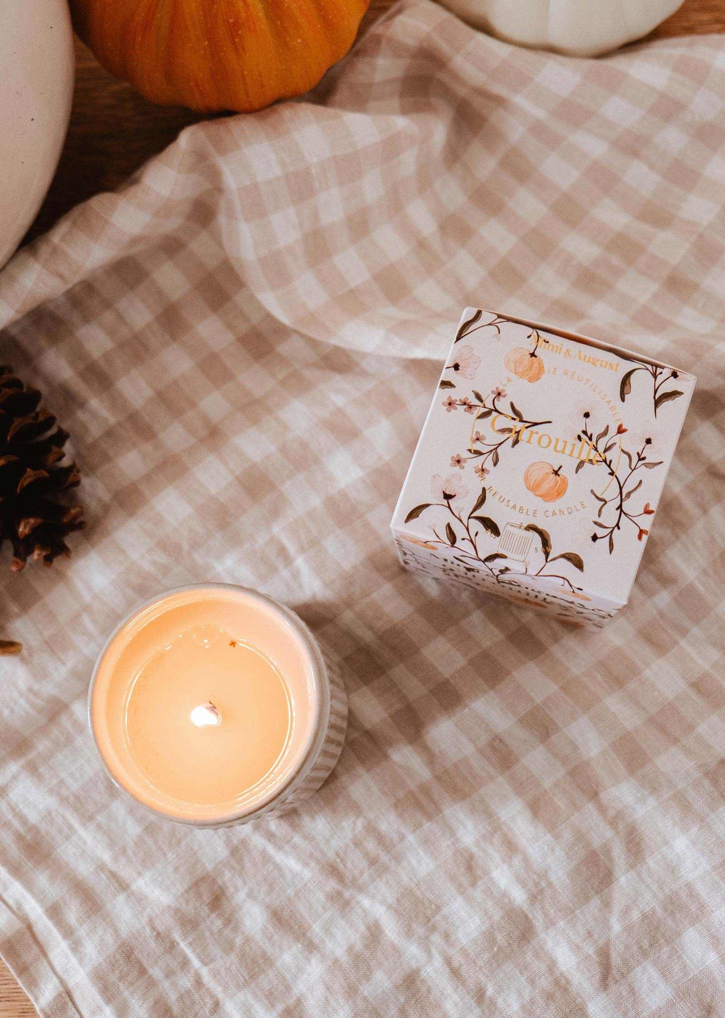 Citrouille - Reusable Candle