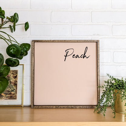Coffee Noun Wood Sign - AURABAGS SHOP