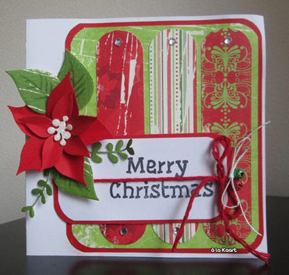 Marianne Design: Collectables Die & Stamp Set - Eline's Poinsettia