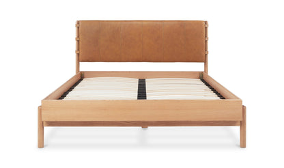 Colin Top-Grain Leather Bed