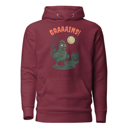 Halloween Zombie Chicken Bunny Hug Unisex (hoodie)