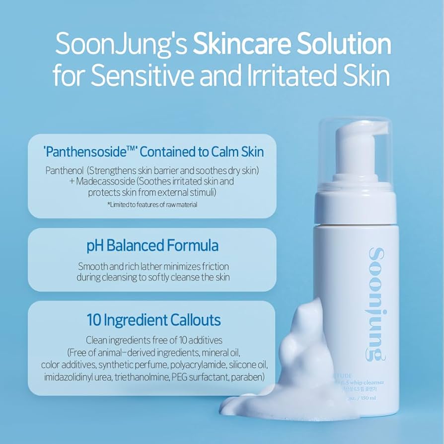 Etude House Soonjung pH 6.5 Whip Cleanser 150ml