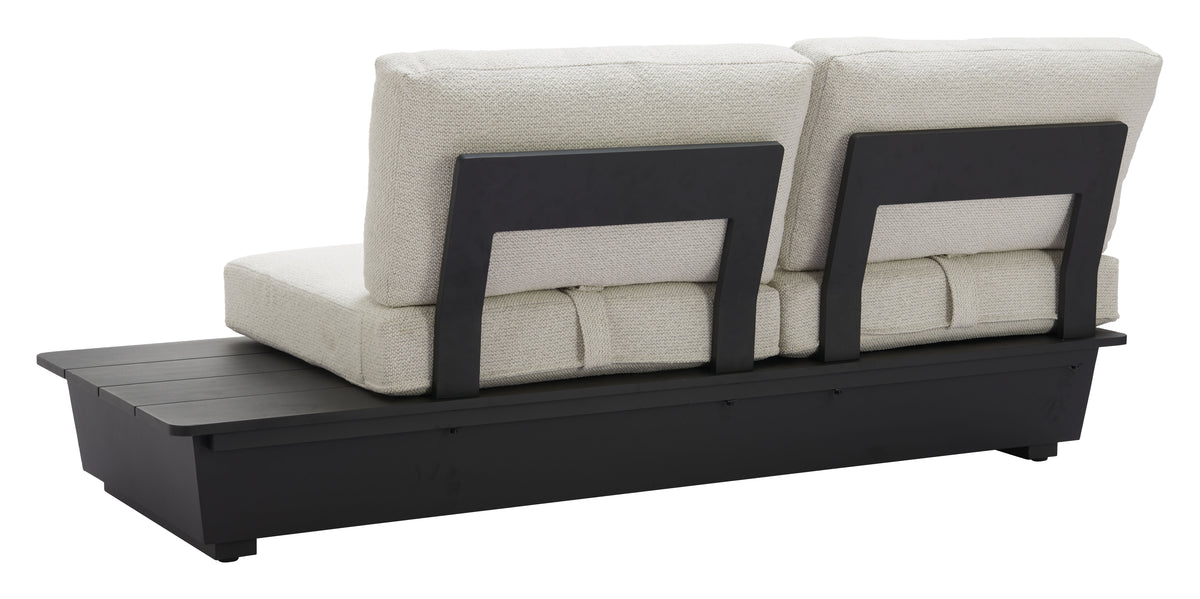 Arbor 2 Seater Modern Outdoor Sofa - Black