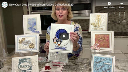 Dies by Sue Wilson Festive Perfect Portraits Snowflake Silhouette