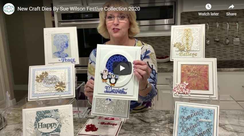 Dies by Sue Wilson Festive Peace Die & Stamp Set