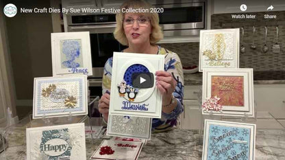 Dies by Sue Wilson Festive Peace Die & Stamp Set
