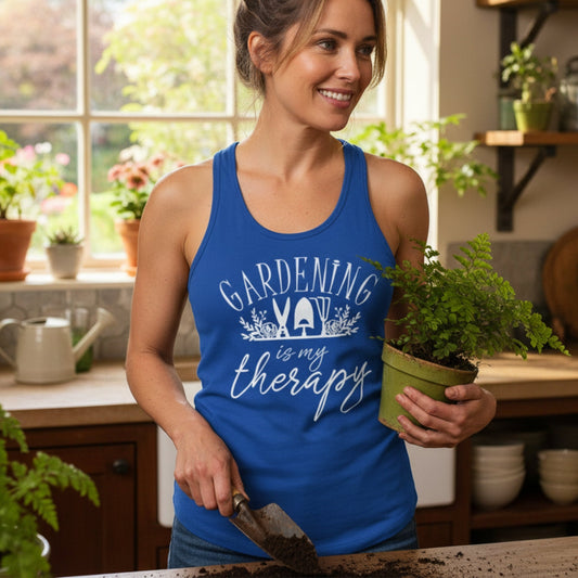 Gardening Is My Therapy Tank Top