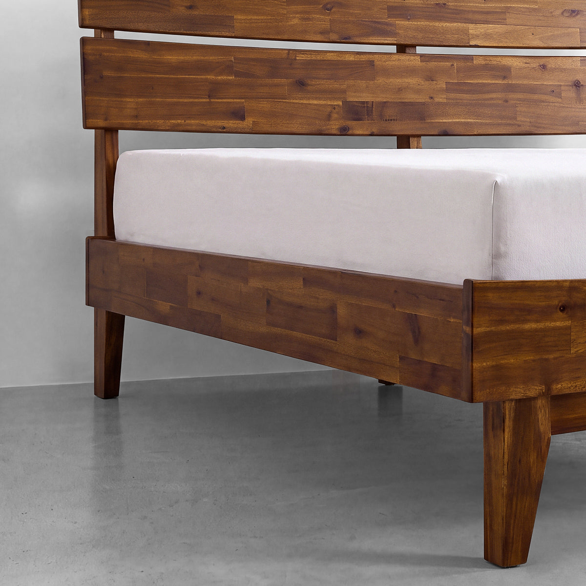 Aurora Solid Wood Bed Frame