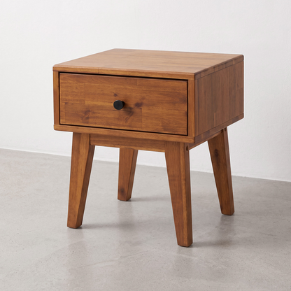 Sofia 1-Drawer Solid Wood Nightstand
