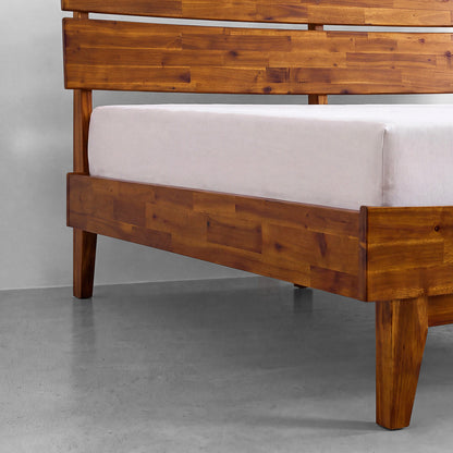 Aurora Solid Wood Bed Frame