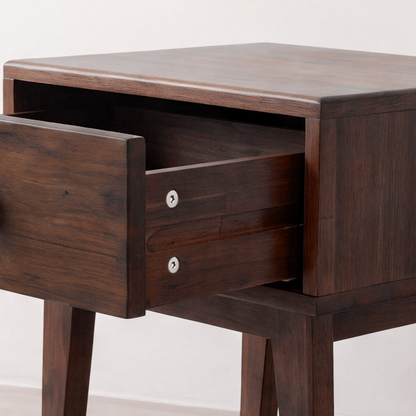 Sofia 1-Drawer Solid Wood Nightstand
