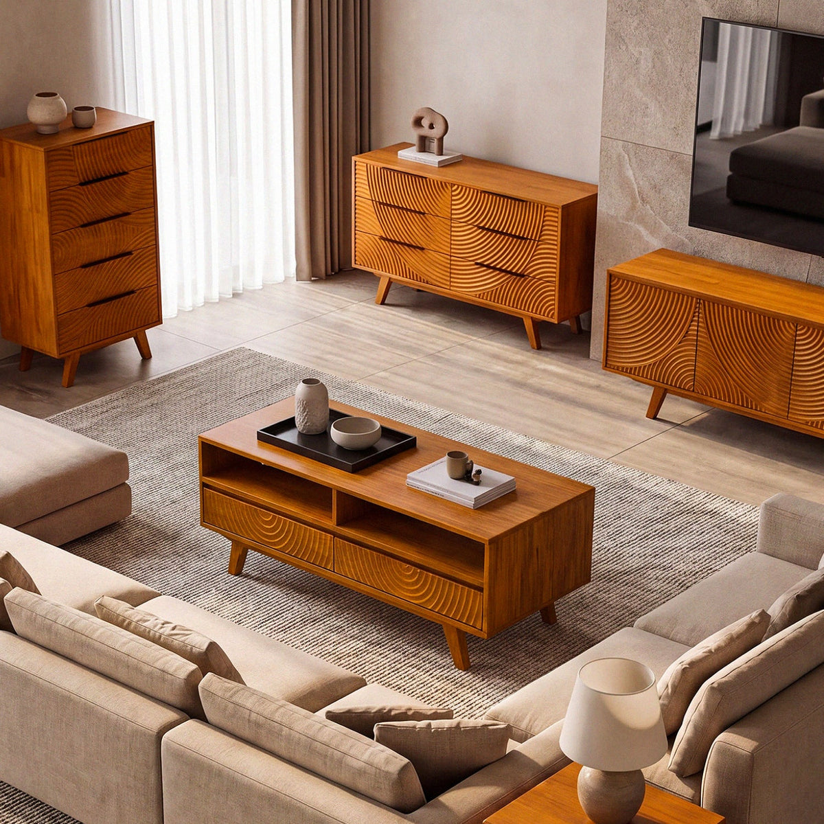 Harmony Wooden Coffee Table