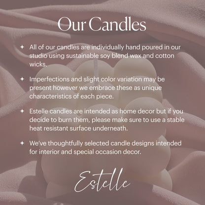 Handgegossene Weihnachtsbaumkugel Sojakerze: Festliche Dekoration