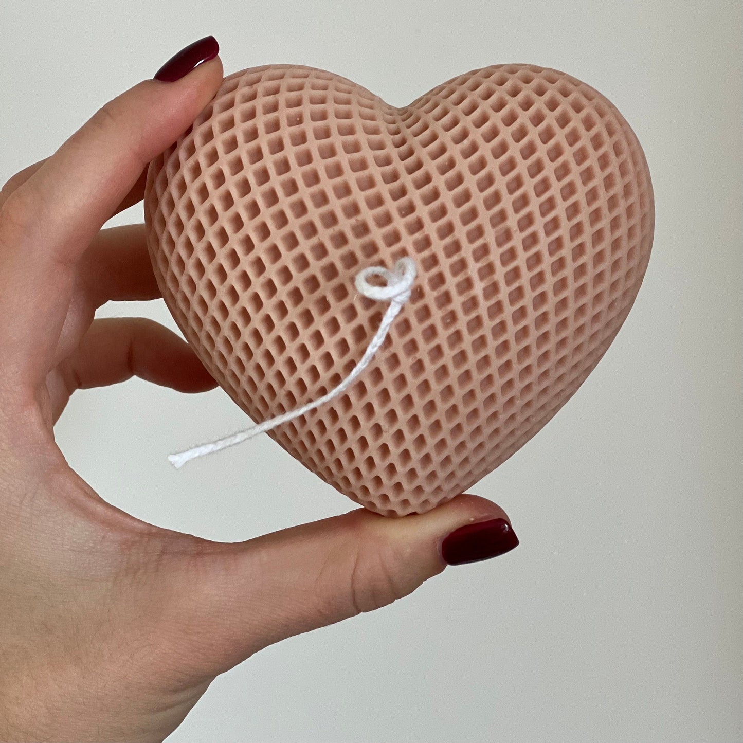 Braided Hearts Sojawachs Kerze: Romantische Heimdekoration