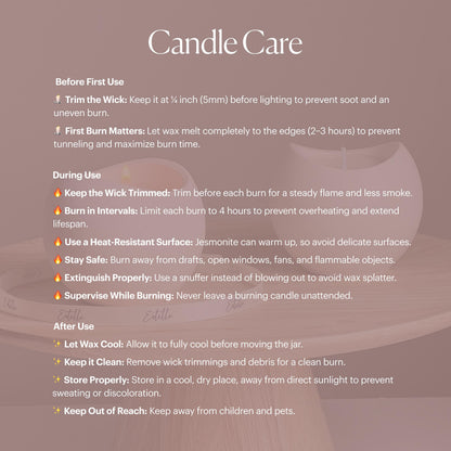 Kerze im Squircle-Design aus Sojawachs im Jesmonite-Gefäß: Handgemachte Duftkerze