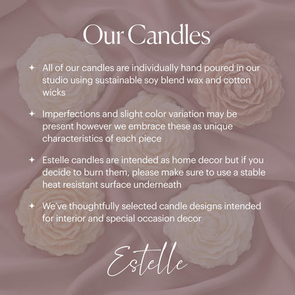 Greko Column Soy Wax Candle: Thin Swirl Taper, Decorative Candle