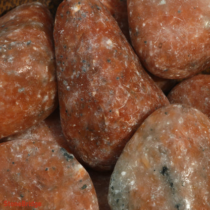 Orange Calcite Tumbled Stones - Brazil