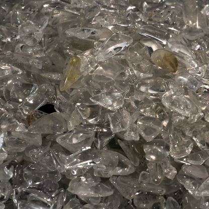 Clear Quartz A Tumbled Stones - Assorted Tiny