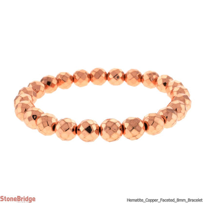 Hematite Electroplated Bead Bracelet (Enhanced)
