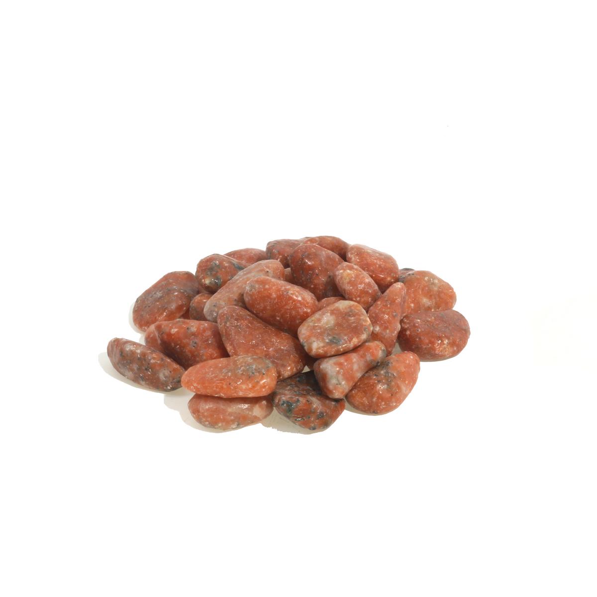 Orange Calcite Tumbled Stones - Brazil