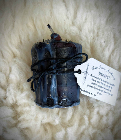 Protect Ritual Herbal Votive Candle