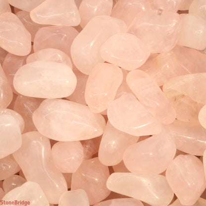 Rose Quartz E Tumbled Stones - Brazil