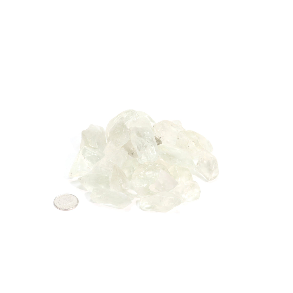 Prasiolite A Tumbled Stones - Semi-Polished